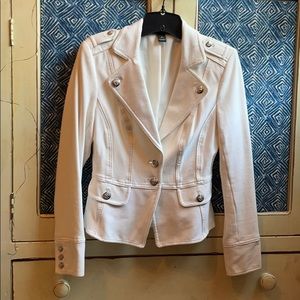 White House/Black Market white blazer